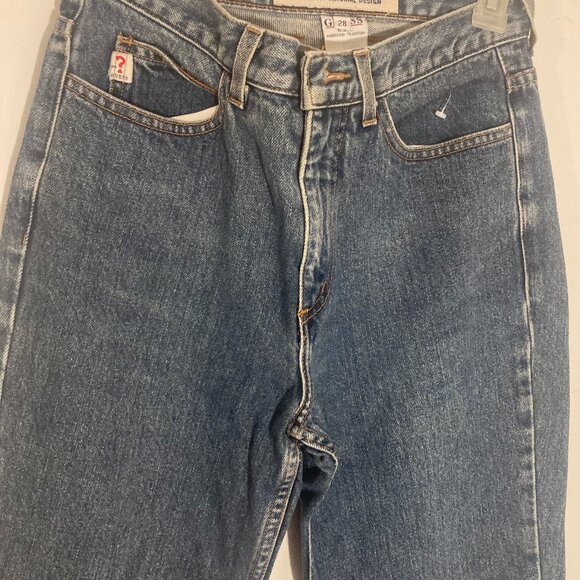 Vintage Ladies, Girls Blue Jeans, Guess Jeans, Size 28, Nice Jeans, Pants, Nice - Picture 2 of 5